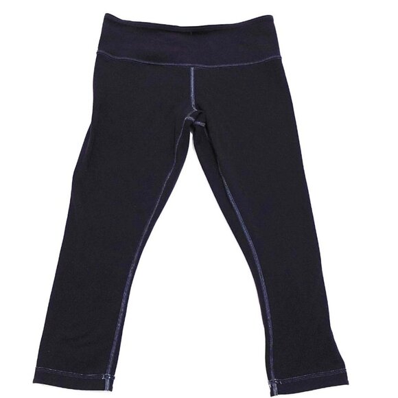 Lululemon Wunder Under Crop Reversible Mint Moment/Black - Picture 10 of 14